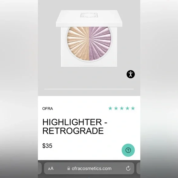 OFRA Highlighter-Retrograde Split - Picture 3 of 3